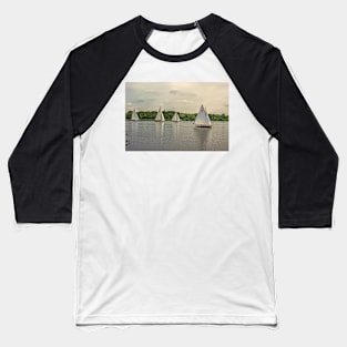 Sailing on Wroxham Broad. Baseball T-Shirt